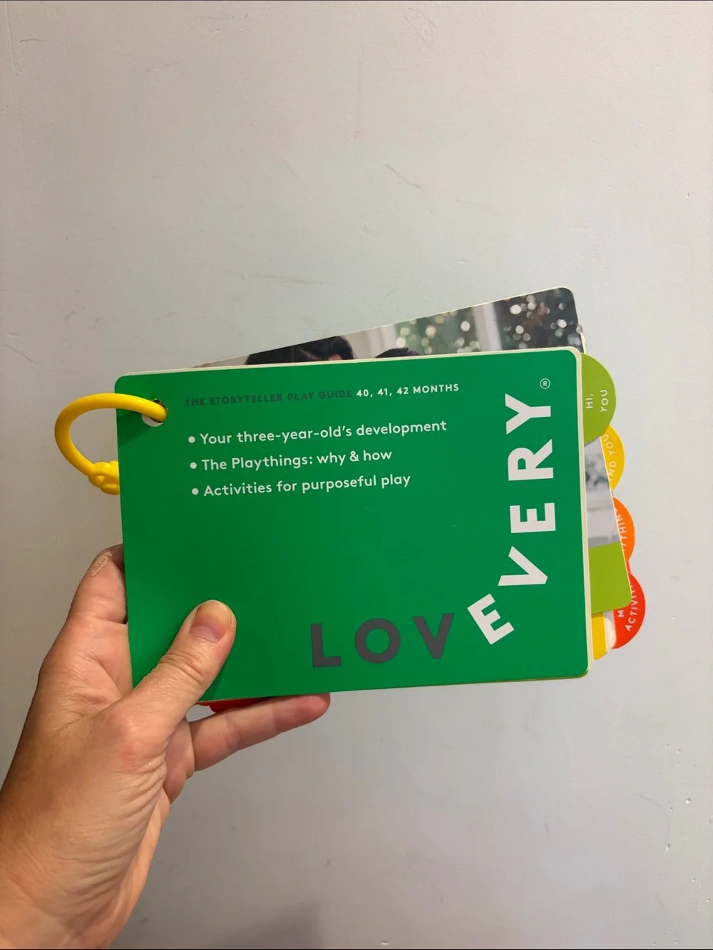 Lovevery Development Play Guides Cards - Multi-Color Baby Learning Toy